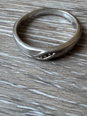 P4SR platinum palladium silver and gold ring
